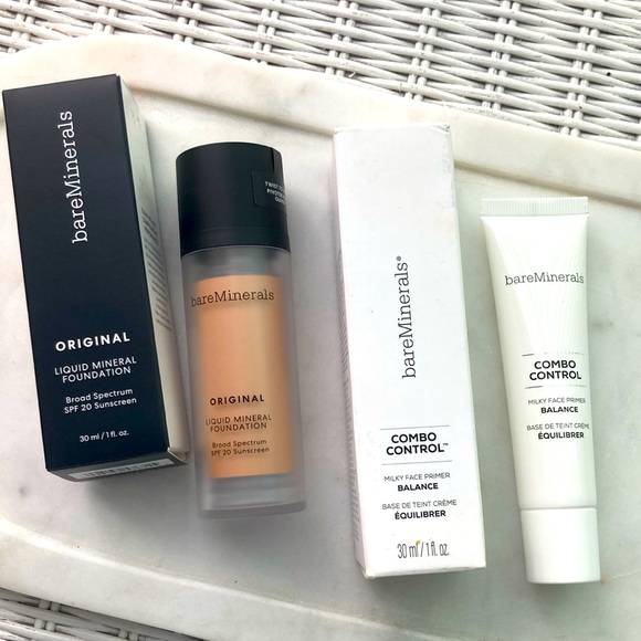 BareMinerals liquid mineral foundation and primer - Picture 2 of 7